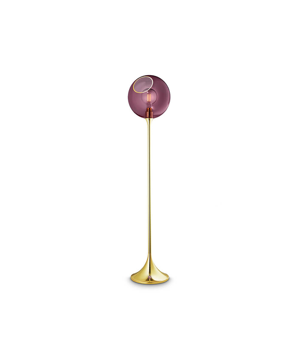 Image of Ballroom Stehleuchte Purple Rain/Gold - Design By Us bei Lampenmeister.ch